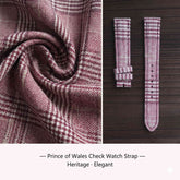 (Bespoke) Prince of Wales Check Watch Strap - PC01