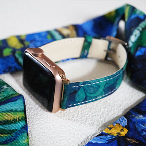 Azure Bloom Apple Watch Strap