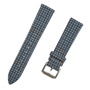 (Bespoke Item) Blue Windsor Houndstooth Strap