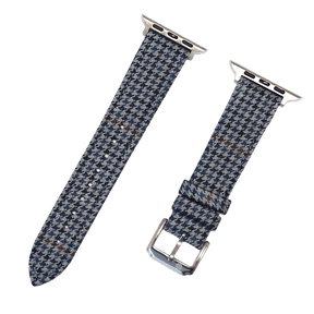 Blue Houndstooth Watch Strap Apple Watch Band