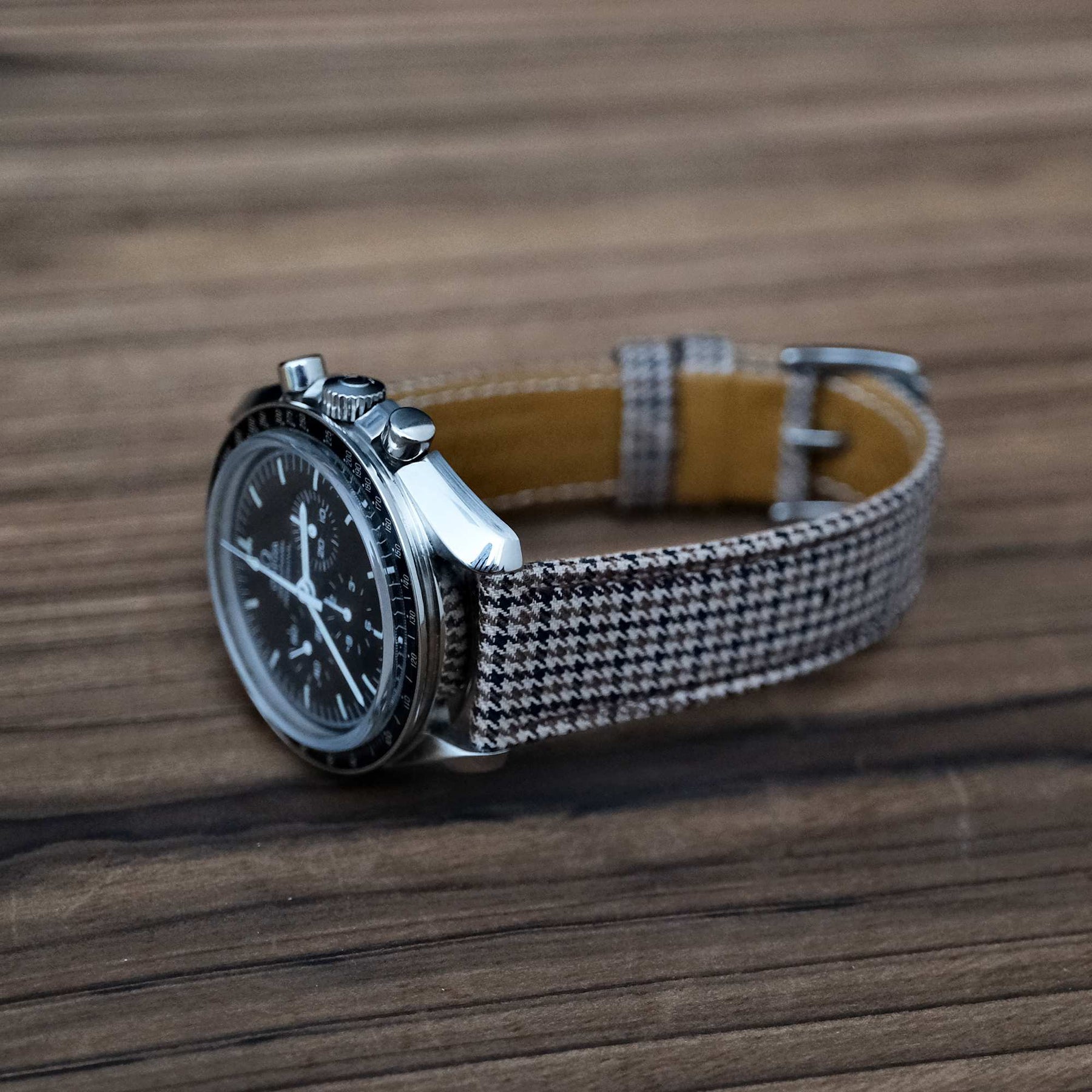 Light Brown & Black Royal VV150 Houndstooth Strap