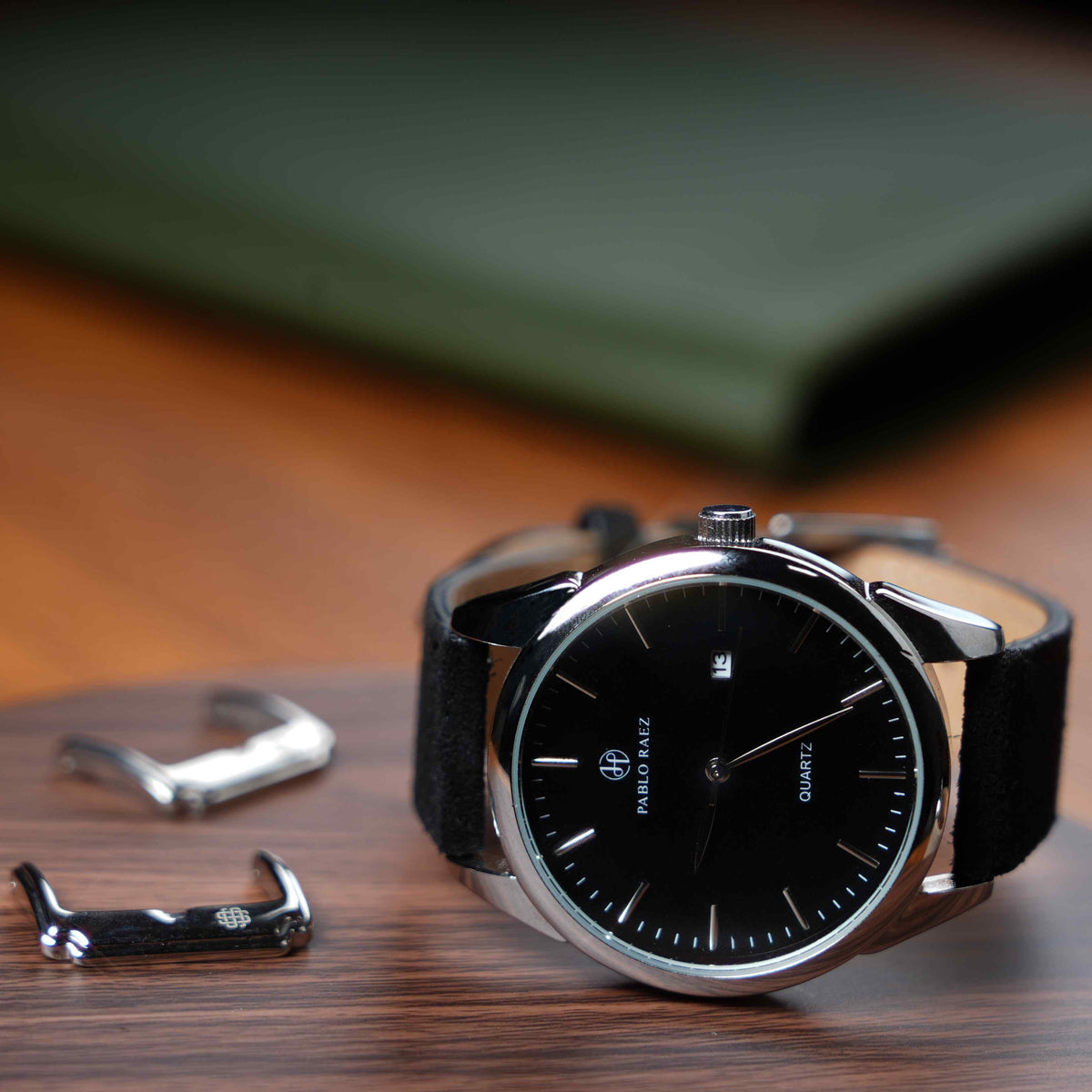 【Suede】Midnight Black Vintage Strap