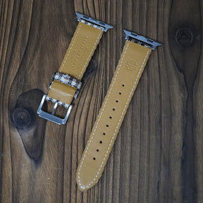 Walnut English Suiting Windowpane Apple Strap