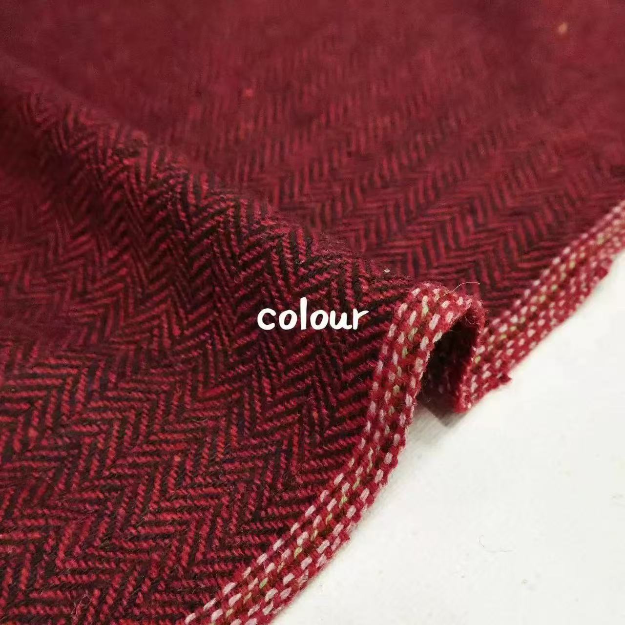 (Bespoke) Red Blenheim II Herringbone Strap