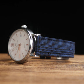 (New) Navy Blue Prince of Wales Watch Strap