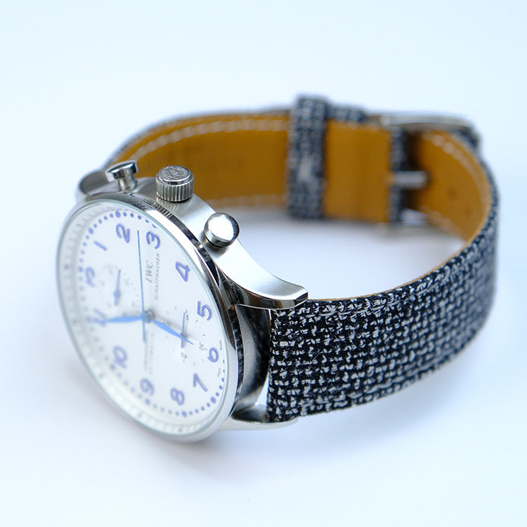 Grey T-Herringbone Watch Band