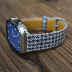Grey Crown Classic Houndstooth Apple Strap