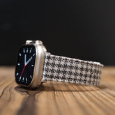 Grey Crown Classic Houndstooth Apple Strap