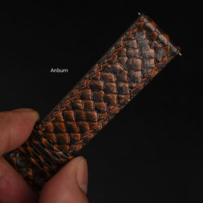 Salmon Leather Aquatic Silk Strap