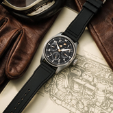 【IWC Pilot】Soft-Touch Premium Rubber Black Strap
