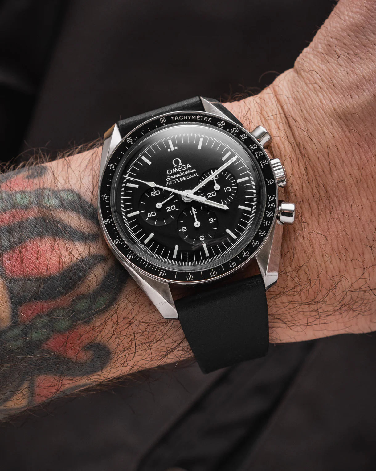 Black Rubber CTS Strap