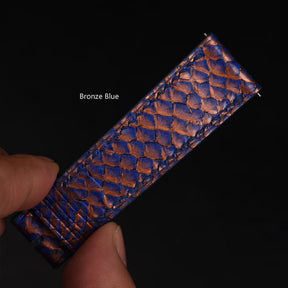 Salmon Leather Aquatic Silk Strap