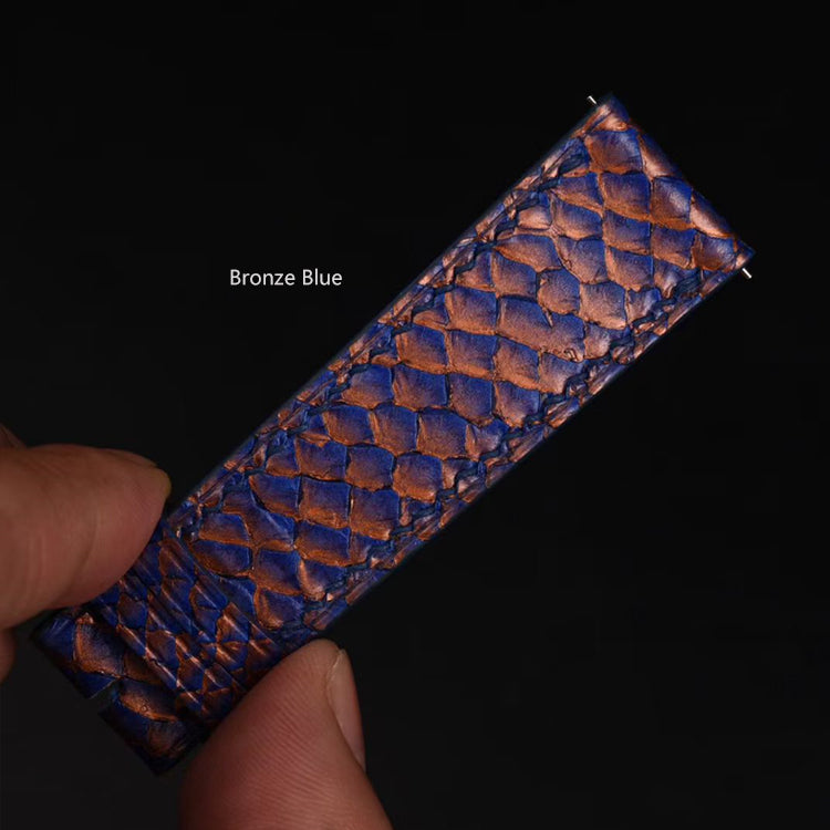 Salmon Leather Aquatic Silk Strap