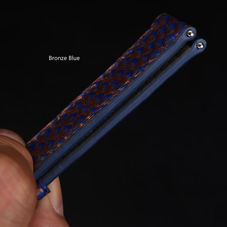 Salmon Leather Aquatic Silk Strap