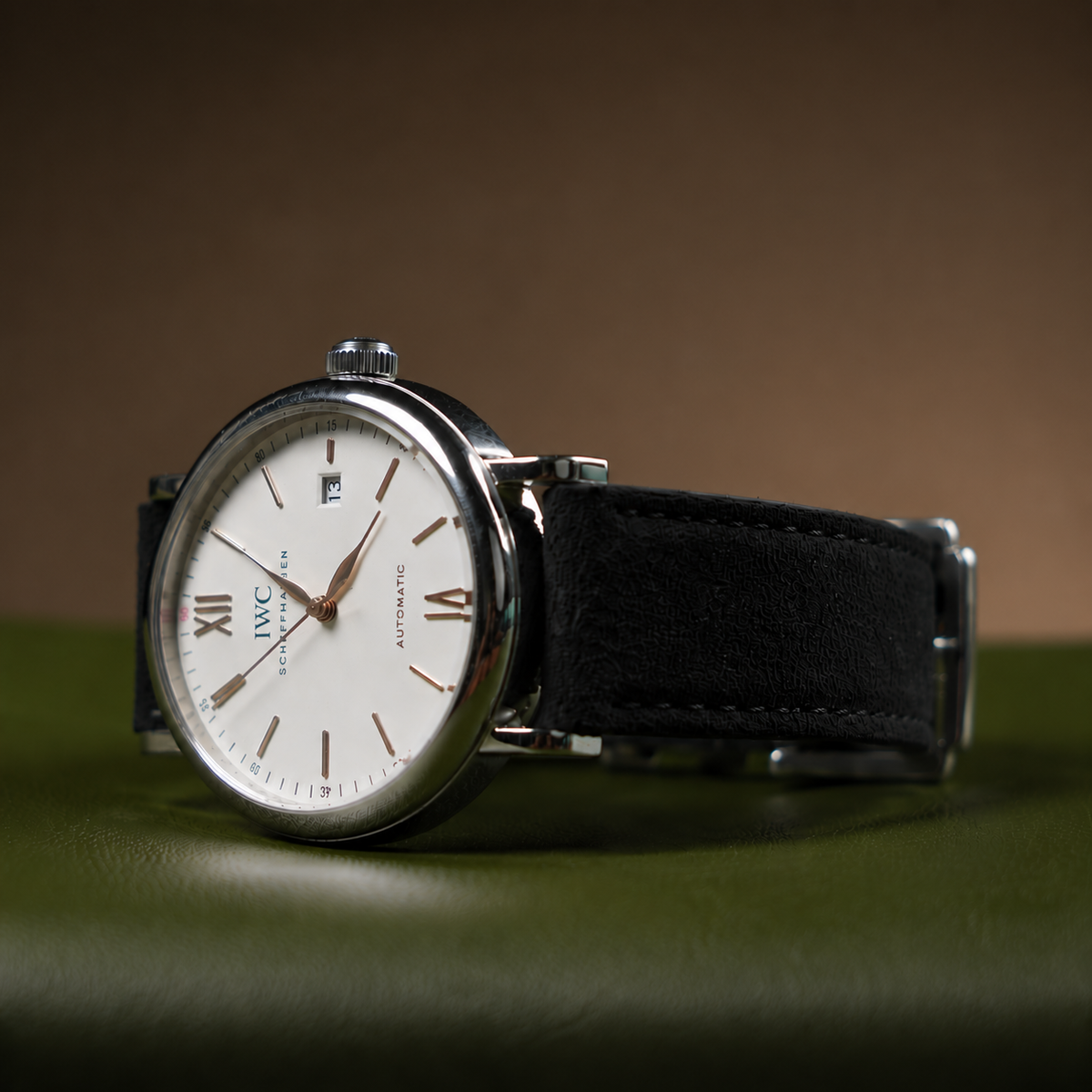 【Suede】Midnight Black Vintage Strap
