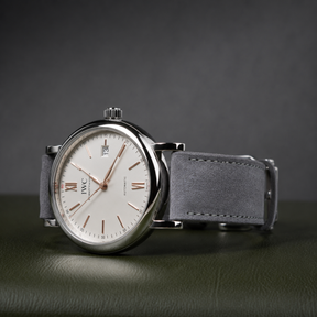【Suede】Charcoal Grey Vintage Strap