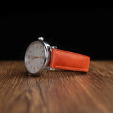 【Tuscania】Tangerine Italian Cowhide Strap