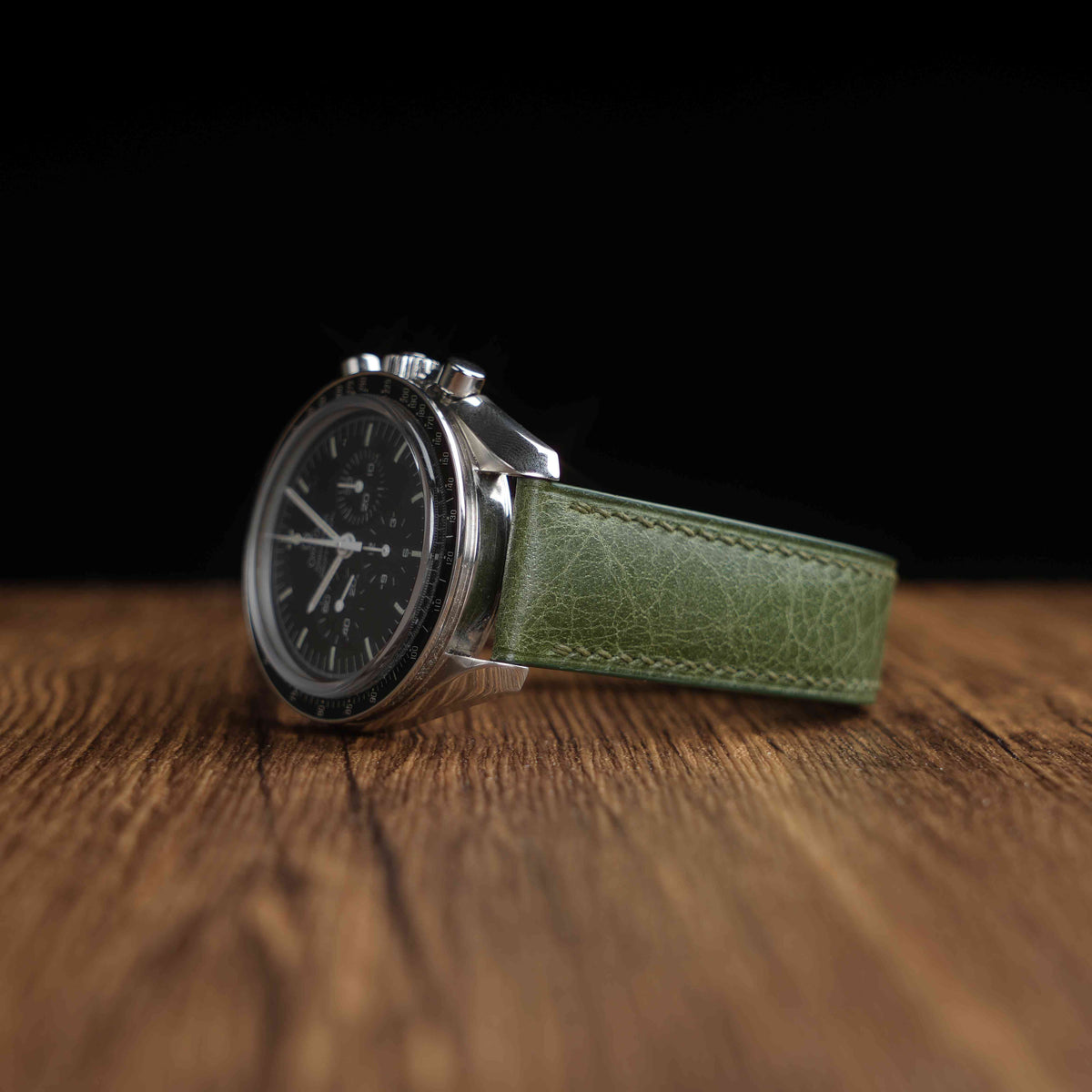 【Tuscania】Olive Italian Cowhide Strap