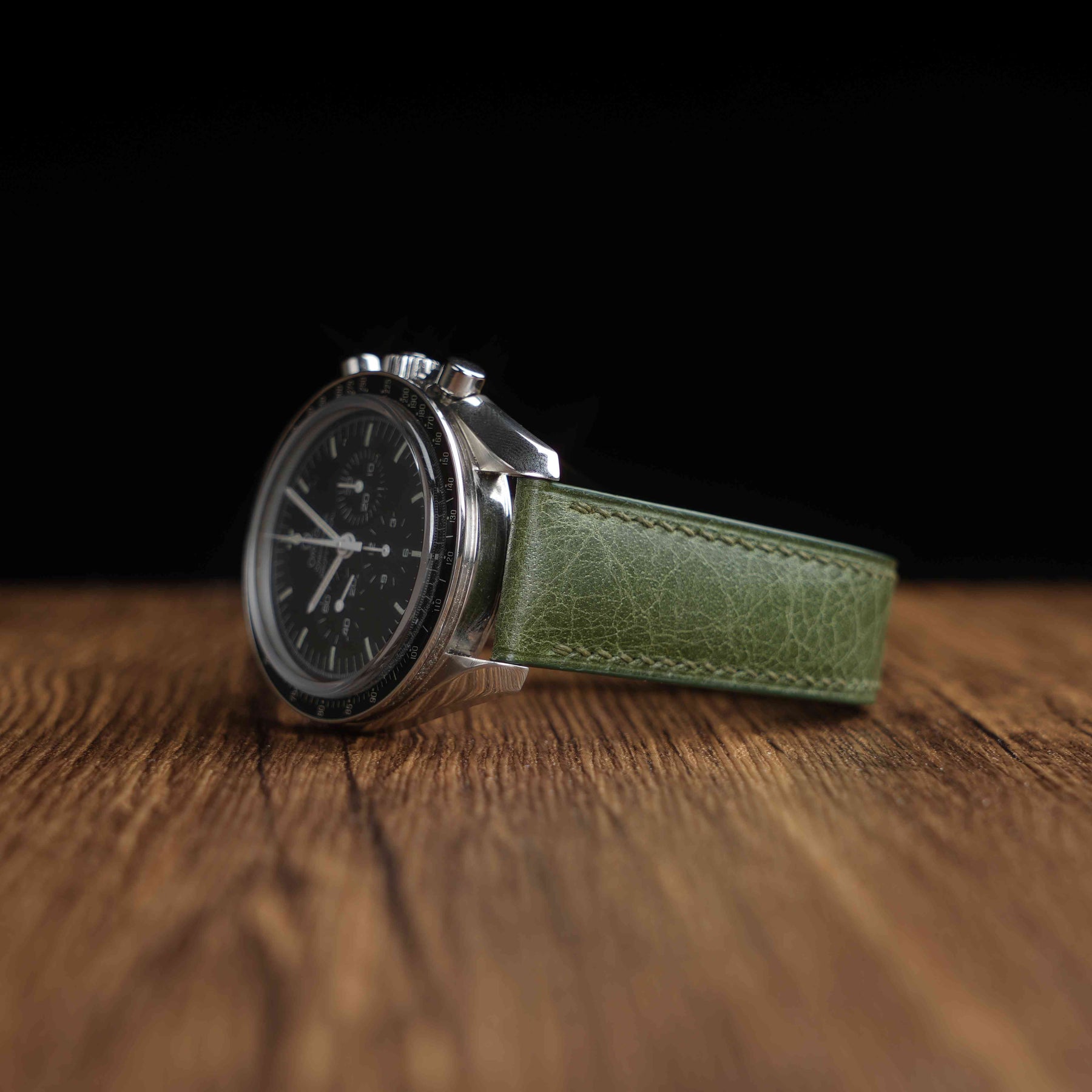 【Tuscania】Olive Italian Cowhide Strap