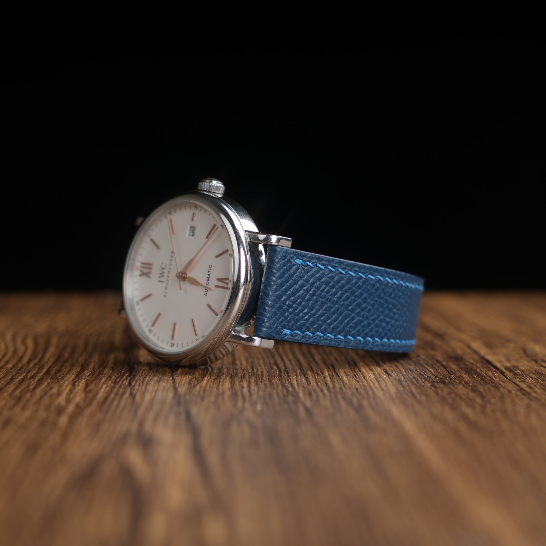 【Epsom】Navy Calfskin Strap