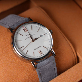 【Suede】Charcoal Grey Vintage Strap