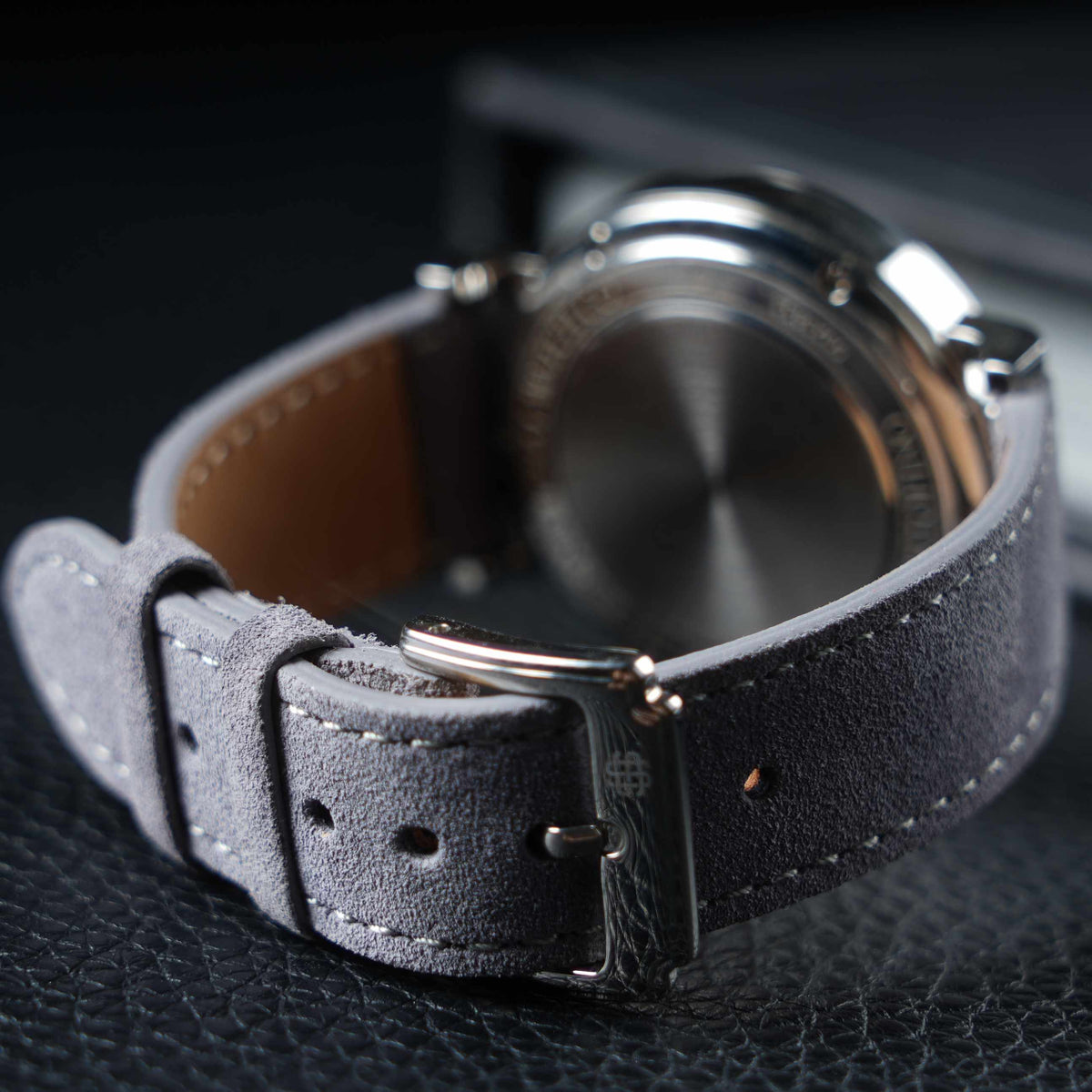 【Suede】Charcoal Grey Vintage Strap