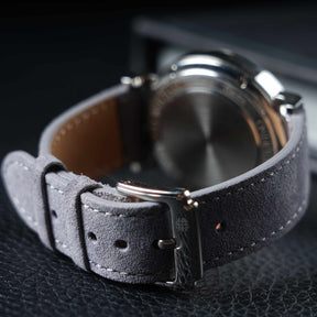 【Suede】Charcoal Grey Vintage Strap