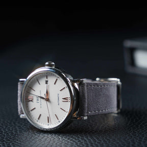【Suede】Charcoal Grey Vintage Strap