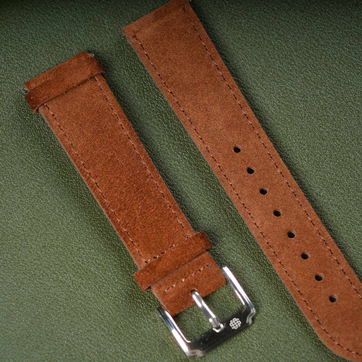 【Suede】Whiskey Brown Nubuck Vintage Strap