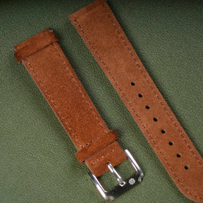 【Suede】Whiskey Brown Nubuck Vintage Strap