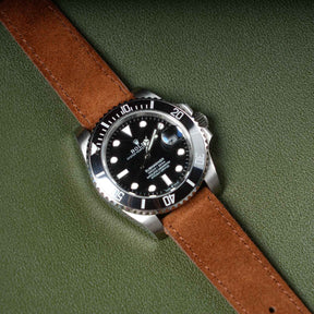 【Suede】Whiskey Brown Nubuck Vintage Strap