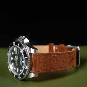【Suede】Whiskey Brown Nubuck Vintage Strap