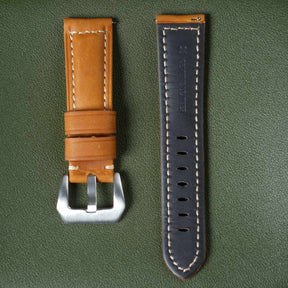 【Crazy Horse】Patina Caramel Waxed Strap