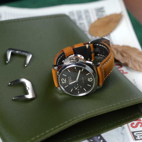 【Crazy Horse】Patina Caramel Waxed Strap