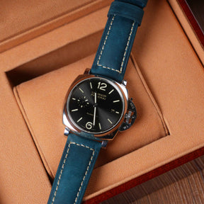 【Crazy Horse】Patina Teal Waxed Strap