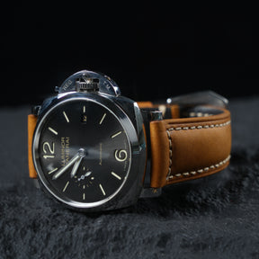 【Crazy Horse】Patina Caramel Waxed Strap