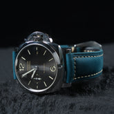 【Crazy Horse】Patina Teal Waxed Strap