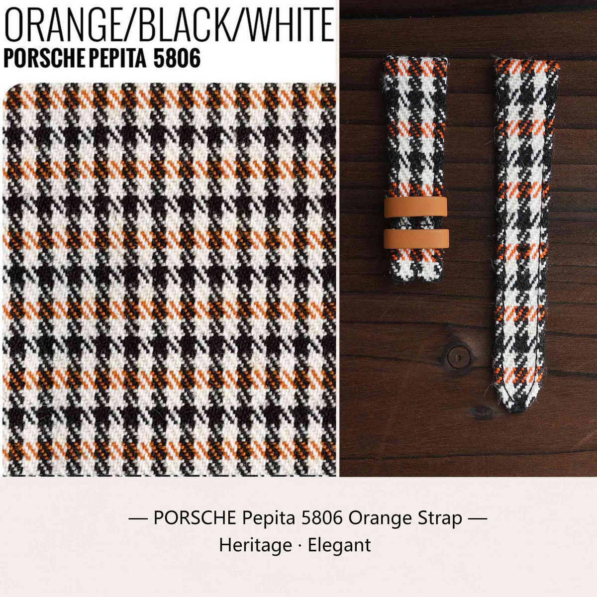 【PEPITA】5806 Orange Strap (Bespoke)