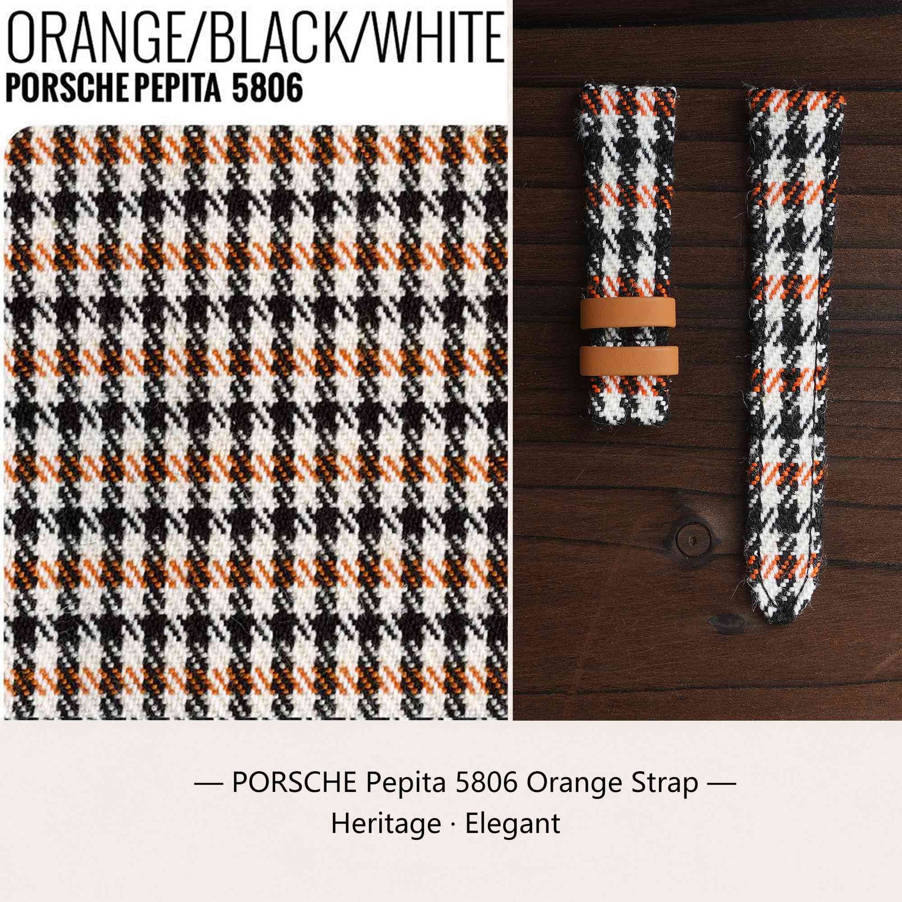【PEPITA】5806 Orange Strap (Bespoke)