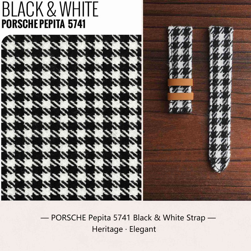 【PEPITA】5741 Black & White Strap (Bespoke)