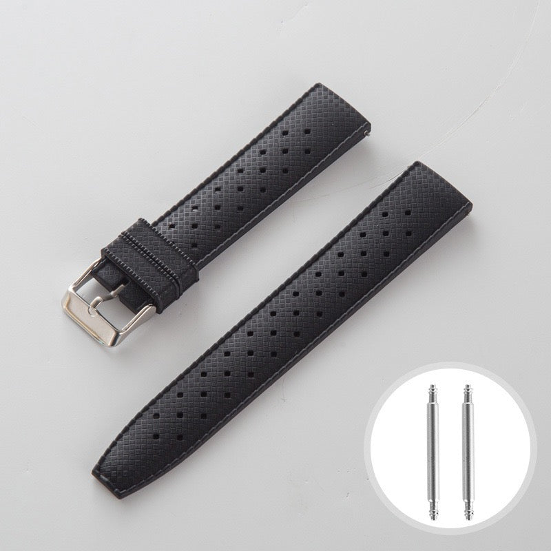 Pitch Black Rubber CTS-3 Strap