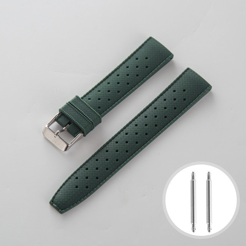 Hunter Green Rubber CTS-3 Strap