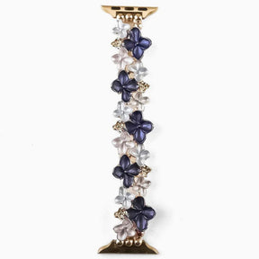Purple Four-Leaf Clover Bracelet Apple Watch Strap