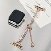 Slim Crystal Metal Bracelet Apple Watch Strap