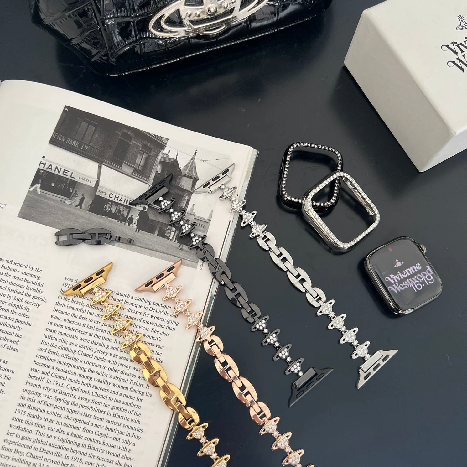 Vivienne Westwood Metal Chain Apple Watch Strap