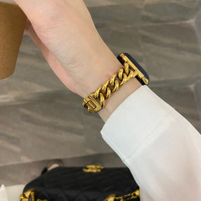 Bracelet-Style Stainless Steel Apple Watch Strap