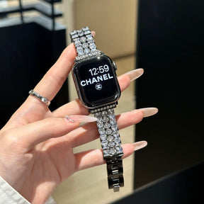 Starry Sky Bracelet-Style Diamond Apple Watch Strap