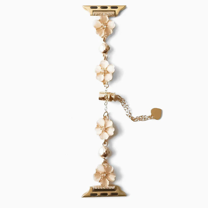 Gold Five-Leaf Clover Bracelet Apple Strap