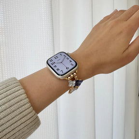 Purple Four-Leaf Clover Bracelet Apple Watch Strap