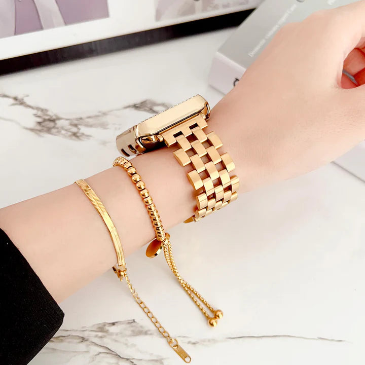Luxury Geometric Cutout Bracelet Apple Watch Strap